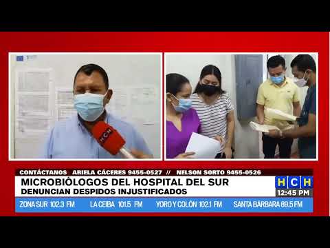 Despidos injustificados, denuncian microbiólogos del hospital del Sur