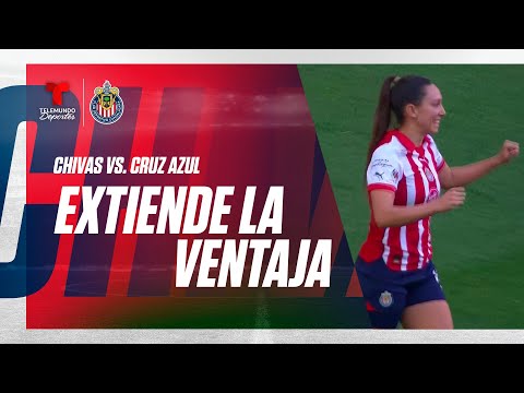 Gol de Adriana Iturbide. Chivas v. Cruz Azul 2-0 | Telemundo Deportes
