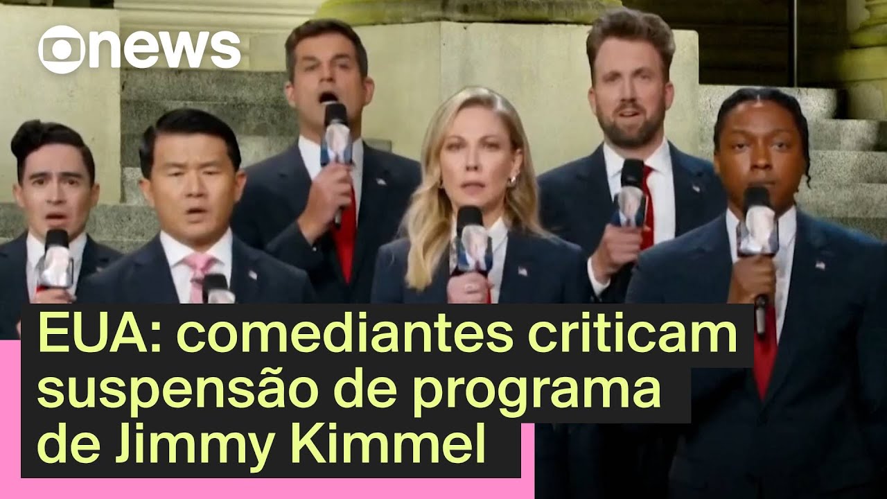 EUA: comediantes criticam suspensão de programa de Jimmy Kimmel