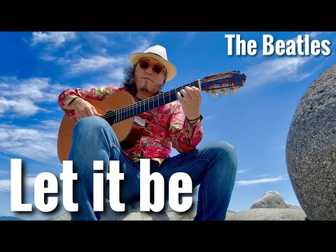 ビートルズ『レット・イット・ビー』フラメンコギターで弾いてみた！東伊豆町熱川/Let it be/The Beatles/メロンシート ジャーニー/アコースティック