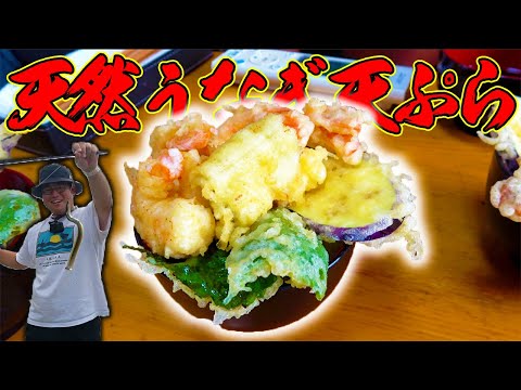 天然うなぎを天ぷらにしたらめちゃくちゃ美味かった！！