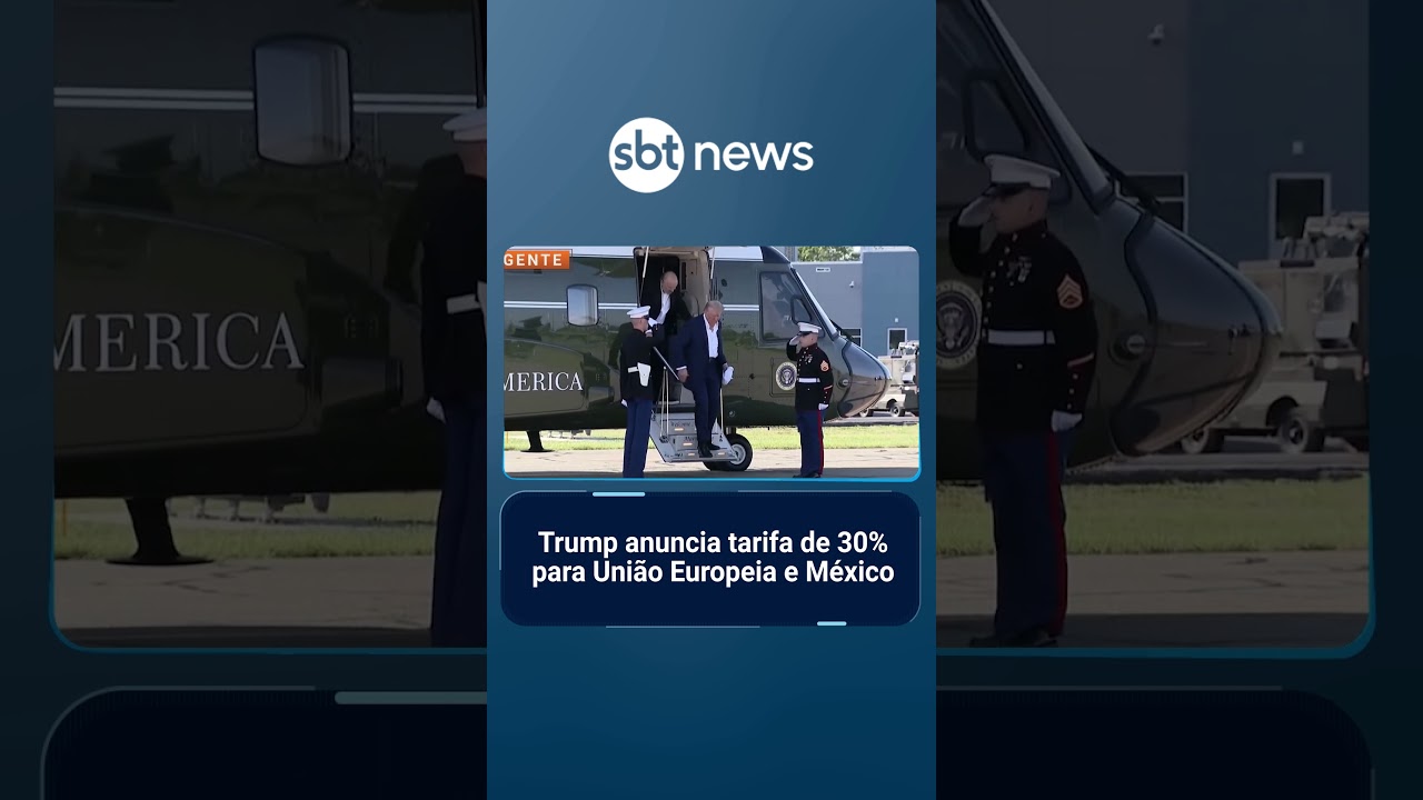 Trump anuncia tarifa de 30% para União Europeia e México