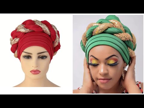 DIY TURBAN with BRAIDED/ TWISTED HEADBAND Beautiful Turban Style 2026