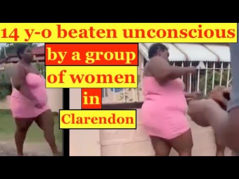 14 y-o be@ten unconscious by a group of women, in Clarendon.