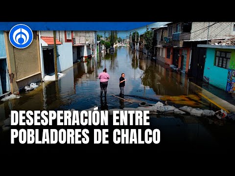 Delfina Gómez pide ayuda al Gobierno Federal para solucionar inundaciones en Chalco