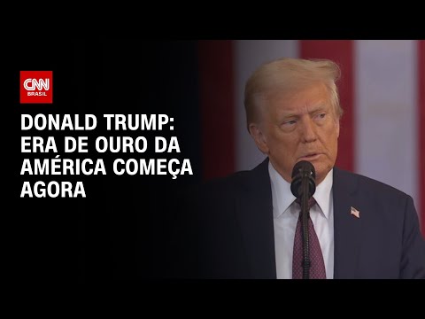 Donald Trump: Era de ouro da América começa agora | CNN NA POSSE DE TRUMP