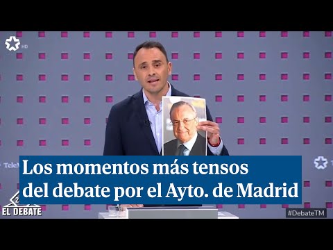 Los momentos más tensos del debate por Madrid: mascarillas, escrache y una foto de Florentino