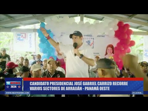 Candidato Jose? Gabriel Carrizo recorre varios sectores de Panama? | Tu? decides