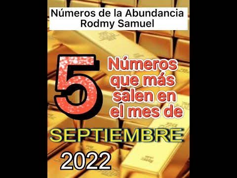 5 números de la suerte para el mes de Septiembre del 2022  números para hoy