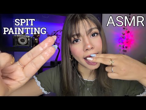 <strong>ASMR</strong> ESPAÑOL / SPIT PAINTING LUJOSO Y CARÍSIMO <strong>para</strong> tu CARA  + BABITA REALISTA