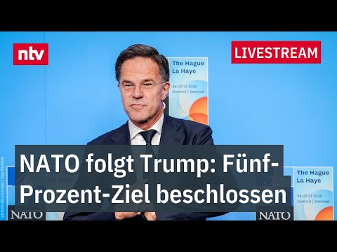 LIVE: Abschluss-Pressekonferenz Rutte zum NATO-Gipfel