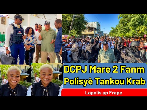 DCPJ fouke 2 fanm Polisyè tankou Krab. Gary Conille pran lari Senmak