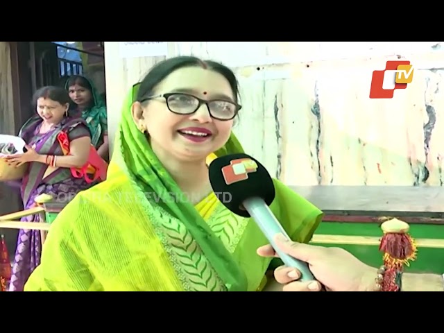 Women Offer Prayers with Husbands at Maa Cuttack Chandi on Savitri Amavasya
