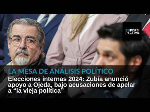 Elecciones internas 2024: Zubía apoya a Ojeda, bajo acusaciones de apelar a “la vieja política”