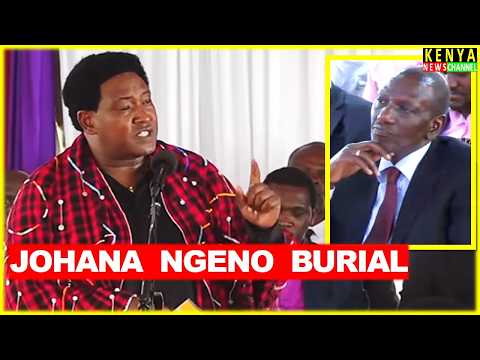 'HAMJALIPA WATU WA MAU' Bold Ledama Olekina tells Ruto at Johana Ngeno Burial in Emurua Dikirr Narok