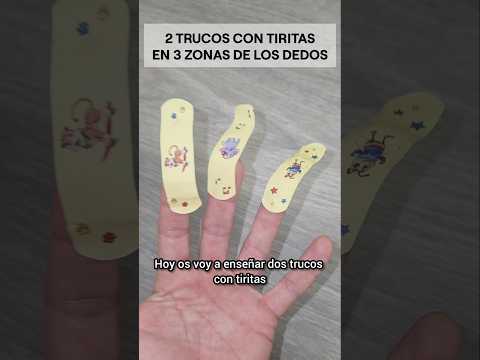 2 Trucos con tiritas para 3 zonas de los dedos.#supervivencia #curiosidades #sabiasque