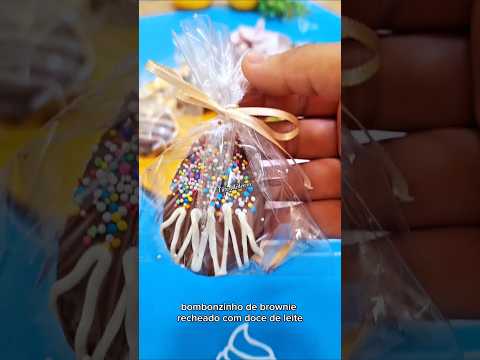 Impossível comer 1 só - Mini Bombom de brownie