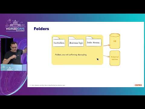 [VDBUH2026] George Patrașcu - Ports, Adapters, and Other Ways to Stop Breaking Your Business Logic