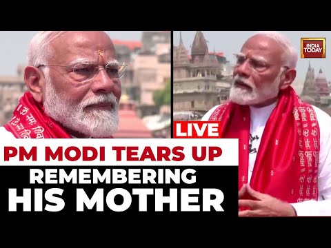 PM Modi Interview LIVE: PM Modi Gets Emotional Remembering His Mother | PM Modi In Varanasi LIVE