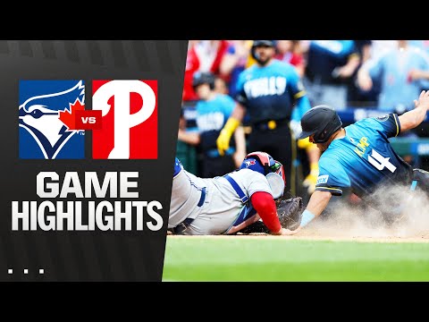 Blue Jays vs. Phillies Game Highlights (6/13/25) | MLB Highlights