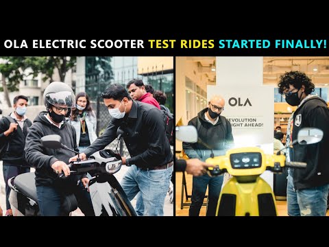 Ola Electric Scooter Test Rides Finally Started in India