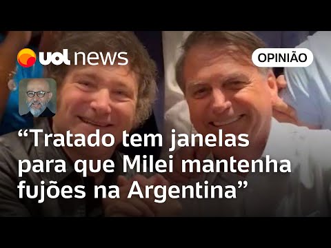 Foragidos do 8/1: Tratado da era Bolsonaro permite a Milei dar refúgio a fujões | Josias de Souza