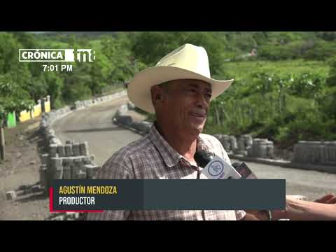 90% lleva de avance la obra de adoquinado en La Estanzuela, Estelí - Nicaragua