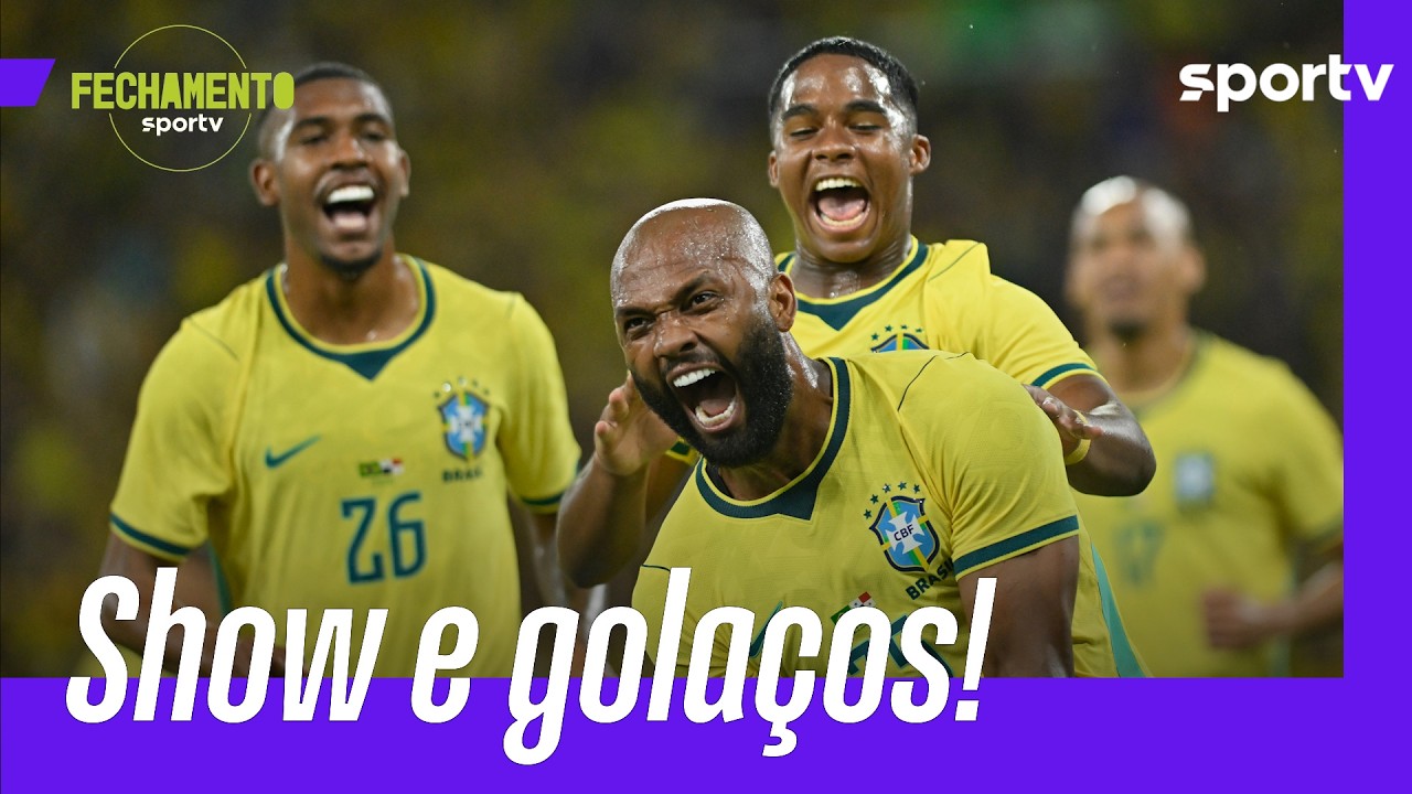 BRASIL GOLEIA O PANAMÁ NO MARACANÃ EM AMISTOSO PARA A COPA DO MUNDO | FECHAMENTO | sportv