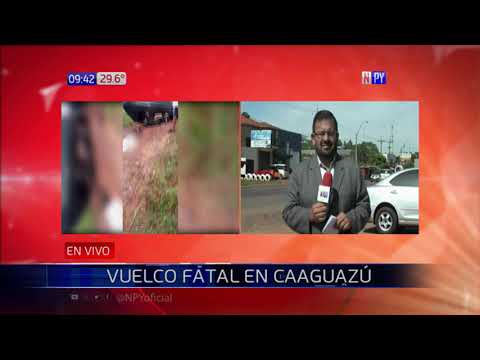 Niño muere aplastado en accidente en Caaguazú