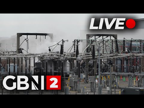 WATCH LIVE: North Hyde electrical substation at Heathrow after airport mass shutdown