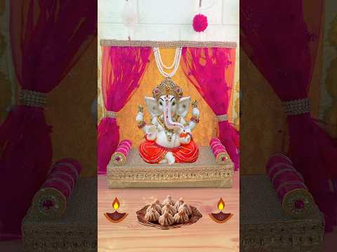 Easy DIY Ganesh Chathurthi decor | Ganpathi decor ideas | Simple crafts ideas #ganeshchathurthi #diy