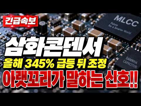 <strong>MLCC</strong> 가격 5배 폭등인데 코스피 폭락에 같이 밀렸다