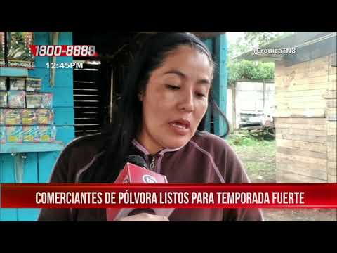 Carazo: Puestos de pólvoras abiertos desde ya al público - Nicaragua