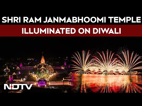 Diwali 2025 | Shri Ram Janmabhoomi Temple In Ayodhya Illuminated On The Occasion Of Diwali