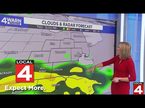 Where to expect showers Thursday in Metro Detroit