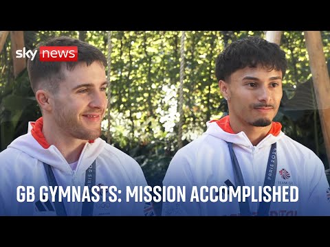 Gymnast admits his 'brain is scrambled' after Olympics success | Paris 2024