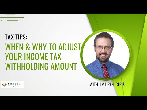 How & When to Adjust Your Paycheck Withholding | Income Tax Saving Tips