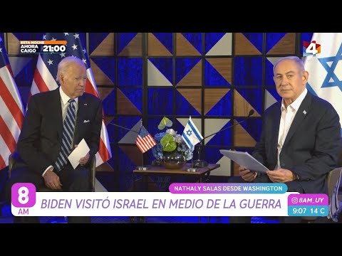8AM - Biden visitó Israel en medio de la guerra