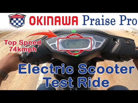 Okinawa Praise Pro Electric Scooter Test Ride Review | 110 KMS Range | Electric vehicles