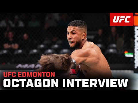 Youssef Zalal Octagon Interview | UFC Edmonton