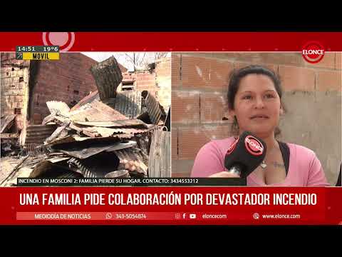 Familia pide colaboración por devastador incendio