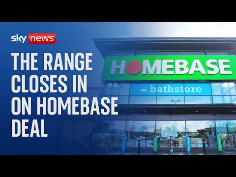 The Range closes in on Homebase deal as DIY retailer set to go into administration