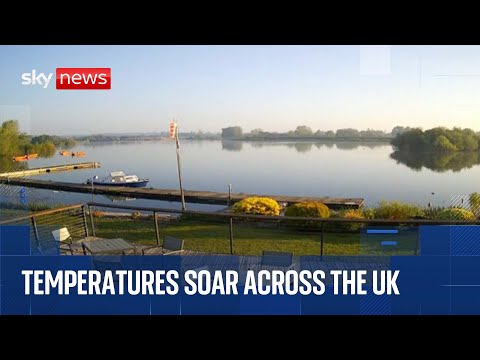 How the UK looked on hottest day of 2025
