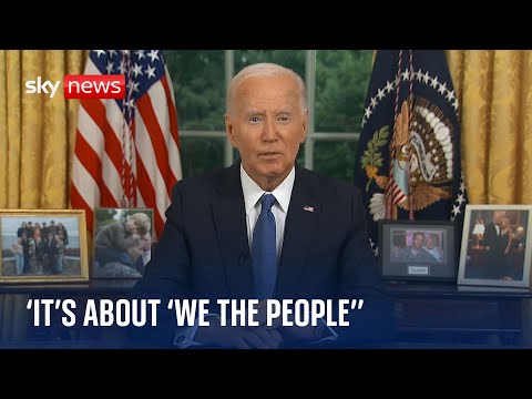Joe Biden says 'personal ambition' couldn't prevent 'saving our democracy'