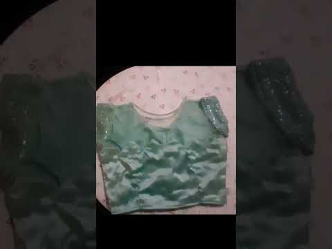 beautiful blouse boat neck patron net blouse #shortvideo #fashionndesigns #viralshort