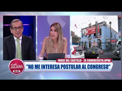 Jorge del Castillo descarta postular al Congreso o a la Presidencia