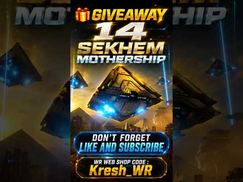 [WR] 🎁 GIVEAWAY SEKHEM MOTHERSHIP #warrobots #wrwinsekhem