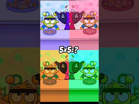 5×5=? #sprunki #incredibox #funny #shorts #squidgame