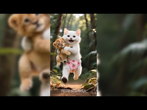 😺💥😅Mischievous Kitten's Five-Fold Prank, Can't Help But Laugh Out Loud After Watching.