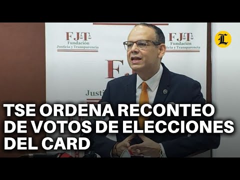 Trajano Vidal calificó de atentado al estado de derecho decisión TSE ante las elecciones del CARD